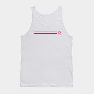 Two Ligne And Geometric Tank Top